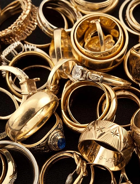 Gold Class Rings,  Engagement Rings, Diamond Rings, Gold Bands for Refining